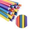 30 Pieces Flexi Curling Rods No Heat Hair Curlers Rod 9.45 Inch Hair Curlers for Medium and Long Hair (5 Colors)