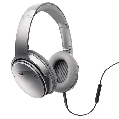 Earla Tec Replacement Audio Cable Cord Extension Wire for Bose QuietComfort QC25 QC35 Headphones with in line Mic Volume Control (Black)