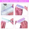 Nail Brush for Cleaning Fingernails, 4Pack Handle Grip Nail Brushes Fingernail Brush for Cleaning Nail Scrub Brush for Toes and Nails