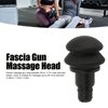 Fascia Gun Massager Head, Soft Silicone Massage Gun Replacement Head 18mm Outer Diameter Gas Pad for Buttocks