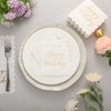 Qilery 100 Pack Happy Birthday Napkins Bulk, Scalloped Disposable Cocktail Napkins White and Gold Birthday Napkins 2 Ply Paper Napkins for Birthday Party Supplies, 5 x 5 Inch