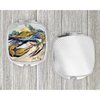 Caroline's Treasures JMK1255SCM #20 Crab Compact Mirror Decorative Travel Makeup Mirror for Women Girls Gifts Pocket Makeup Mirror Folding Handheld