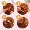 Bewudy 6 Pcs Interlocking Tool for Locs, Interlocking Dreadlock Tool, Sisterlock Retighten Tool, Crochet Needle for Maintaining Your Dreadlocks Hair Extensions Styling Tools