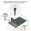 DICMIC Universal Replacement and Accessories Part Kit for Hard Tri-fold & Quad-fold Truck Bed Cover Include Nut, T-Bolt and Tonneau Cover Clamp, 4X Rear Clamp