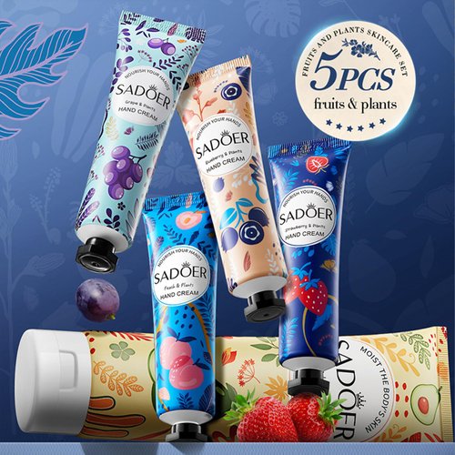 MrCuvaryas Christmas Lotion Hand Cream & Body Lotion Gift Set, Hand Cream Gift Set, Stocking Stuffers For Adults, Hydrating Hand Cream For Women, 4 Hand Cream With 1 Body Lotion, Moisturizing