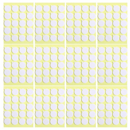 Aubeco 240PCS Candle Making Kit, Candle Wick Stickers, Candle Making Supplies, Double-Sided Stickers with The Little ‘‘Tail’’, Hot Wax Stickers for Candle Making