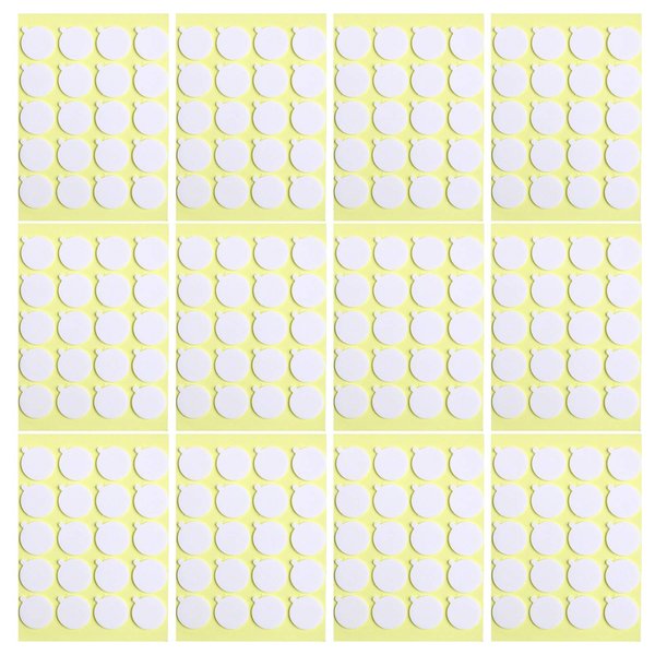 Aubeco 240PCS Candle Making Kit, Candle Wick Stickers, Candle Making Supplies, Double-Sided Stickers with The Little ‘‘Tail’’, Hot Wax Stickers for Candle Making