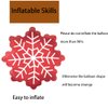 HADCKJA Red Snow Balloons Christmas Balloons Snow Foil Balloons for Christmas-Themed Party Birthday Party Supplies Decorations Party Decorations Balloons Party Sets-3pcs
