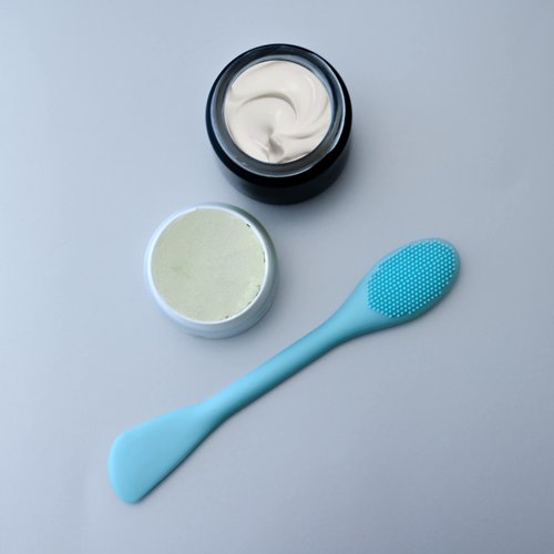 Cricket Pore Perfection Facial Mask Tool Face Mask Applicator Silicone Dual Brush Spatula Facial Brush for Facial Mask