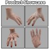 WUEURU Wednesda Addams Family Thing Hand,Fake Hand Cosplay Scary Realistic Crawling Hands Halloween Decor Birthday Party Decorations Supplies Scary Props 2 Pcs