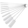 10 Inch Long Upgrade Straw Brush, Bottle Cleaning Brushes, Tube Cleaning Brushes Set Straw Cleaning Kit, 10 Different Diameters Metal Pipe Brush Cleaner, Set of 10pcs by Aorzov