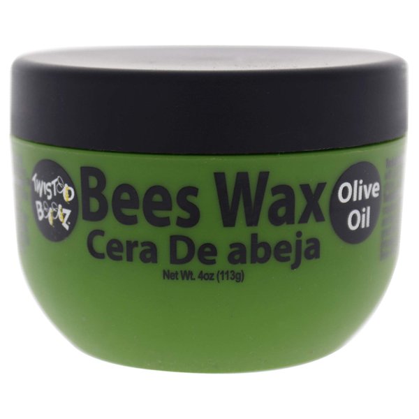 Ecoco Twisted Bees Wax - Olive Oil - Hydrates And Protects Hair - No Flaking, Alcohol And Build-Up Free - Firm Hold - Tames Frizz - Ideal For Braids, Locs And Dry, Brittle Hair - 4 Oz