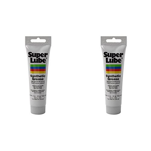 Super Lube 21030 Synthetic Grease (NLGI 2), 3 oz Tube (2 Pack)