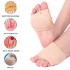 SooGree 2 Pairs Ball of Foot Cushions-Metatarsal Sleeve Pads Soft and Comfortable Forefoot Metatarsal Pads with Gel Pads Pain Relief Forefoot Pads for Women and Men