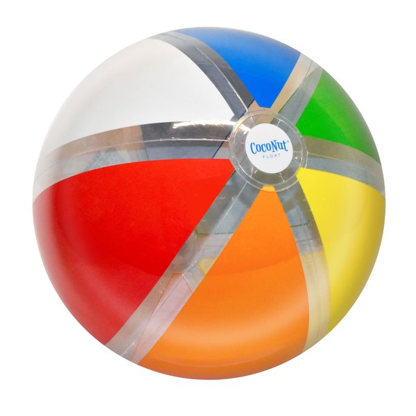 CocoNut Outdoor Colossus Rainbow Beach Ball - Giant 48" Inch Inflatable Beach Ball - Perfect for Summer, Swim Parties & Water Games