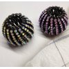 2 Pack Rhinestone Expandable Ponytail Holder, Bird Nest Hairs Clip Hair Tail Claw Clamps Bun Maker Accessory for Women