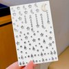NOOEPC Face Gems Hair Gems, Self Adhesive Face Jewels Festival Accessories Star Moon Drop Rhinestones for Halloween Makeup, Rhinestone Stickers for Face, Eye, Makeup