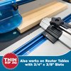 Peachtree Woodworking Supply Thin Rip Jig Table Saw Jig for Making Repetitive Narrow Strip Cuts on Table Saws with 3/4" x 3/8" Miter Slots •Also Works with Many Router Tables and Band Saws