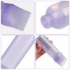 TAOTOP 3 Pack Root Comb Applicator Bottle, Oil Applicator for Hair Dye, Bottle Applicator Brush with Graduated Scale