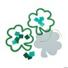 Shamrock Craft Kit - Makes 12, 9 Inch Shamrocks - Tissue Paper and Acetate - Crafts for Kids and Fun Home Activities