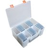 PASOL Clear Card Storage Box - 1000+ Hard Case Card Holder, Portable Card Organizer for Collectible Trading Cards and Sports Cards (Small)