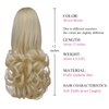 Blonde Ponytail Extension,Claw Clip Ponytails 12in Curly 3.8 OZ Fake Hair Extensions Synthetic Hair pieces for Women SYXLCYGG Wig Black Girl Fluffy¬ Tangled