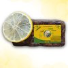 Aroma Depot Lemon Raw African Black Soap 8 oz. 100% Natural soap for Acne, Eczema, Psoriasis, Scar Removal Face And Body Wash. Handmade