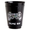 BLUE PANDA 16 Pack Plastic Video Game Cups for Kids - Gaming Party Favors for Birthday Party Supplies (16 oz) - Set of 16 Kid Game Cups - Game Party Cups - Gamer Party Favor Cups