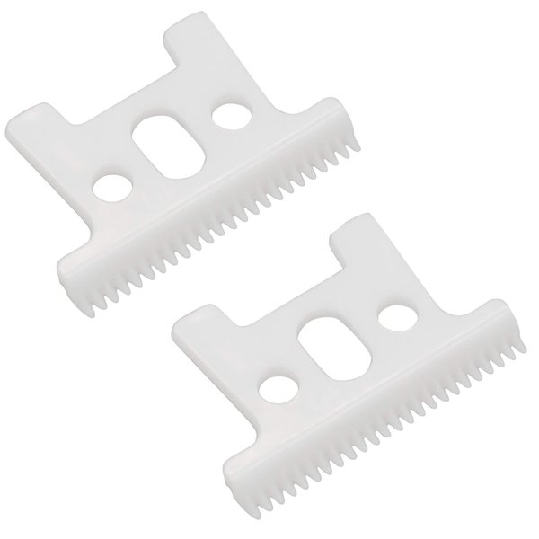 2 Pieces Professional Replacement Zirconia Ceramic Moving Cutting Blades for Pro Li Trimmer D7#32655 D8#32400, Compatible with Andis D7 D8 SlimLine Pro Li Hair Trimmers(2)