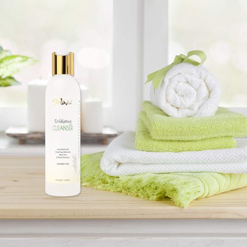 Deluvia Exfoliating Face Wash, Hydrating Face Cleanser & Gentle Exfoliating Face Scrub, Exfoliate for Face, Face Exfoliating Scrub, Facial Scrub for Men & Women, Facewash Cleaner & Face Exfoliant.