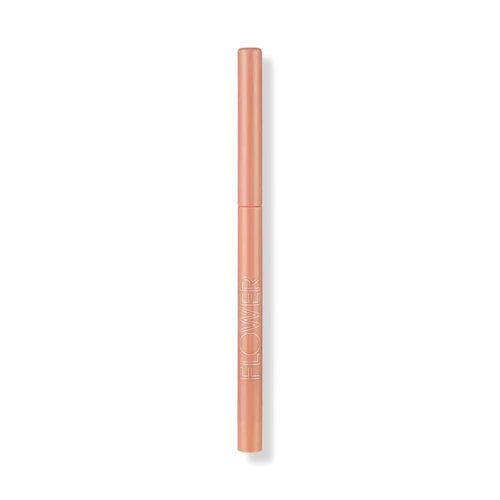 Flower Beauty Petal Pout Lip Liner - Smooth & Creamy Lip Liner with Pigment Rich Color, Prevents Feathering of Lip Color, Comes with Built-in Sharpener (Beige)
