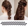 AnHua 2 Pcs Girl Women Easy Braider,Twist Plait Wave Hair Braiding Tool Holder Centipede Shape Hair Clip Hairstyle Tool Hair Accessories