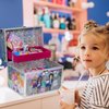 Townley Girl DIY Train Case Makeup Beauty set Includes Bracelet Beads & String, Tattoos, Lip Gloss, Hair Clips, Nail Polish & Much More for Girls, Ages 6+ Perfect for Parties, Sleepovers & Makeovers