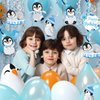 Penguin Happy Birthday Banner Streamers Party Decorations, Penguin Baby Shower Party Supplies, Penguin Party Favors for Kids, Teens, Penguin Gifts