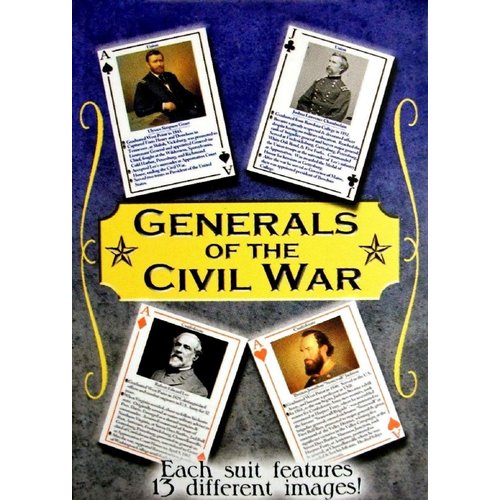 Generals of The Civil War Souvenir Playing Cards