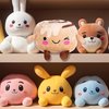 ArtCreativity Kawaii Cinnamon Roll Stuffed Animal - 1 PC Cute Food Plush - 9 Inch Cinnamon Plush with Plush Fabric and Soft Filling - Small Food Plushies for Kids - Food Stuffed Animals for Toddlers
