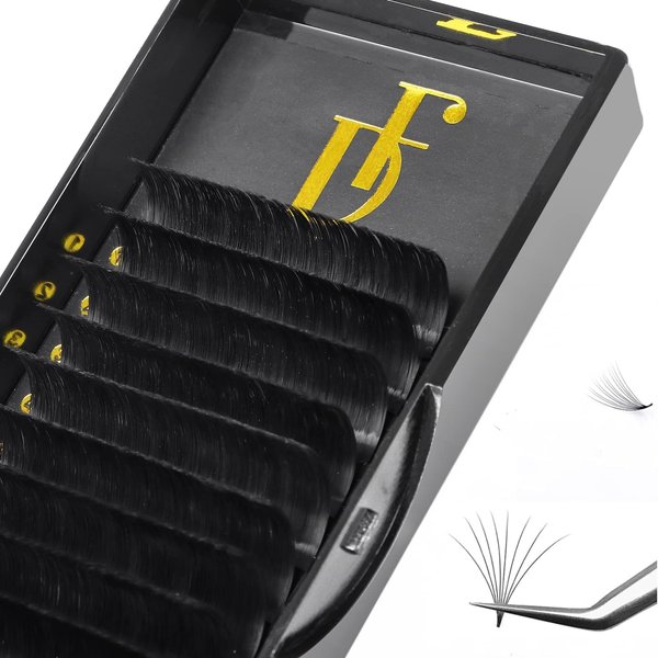 DF Eyelash Extension Easy Fan Volume Lashes 0.05mm D Cur 8-15mm Volume Lash Extensions Rapid Blooming Self Fanning Dream Flower Lash Extension