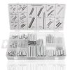 Dianrui 200PCS Spring Assortment Kit 20 Different Sizes Mini Zinc Plated Steel Compression and Extension Springs for DIY Repair Project K-P-038