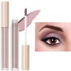 Daeuwiutr White Brown Glitter Eyeshadow, Nude Matte Liquid Eyeshadow Primer Base, Smooth Cream Shimmer Waterproof Eye Shadow Pencil Palette,Quick Lrying And Long Lasting (Naked Purple 1#)