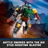 LEGO Star Wars Boba Fett Mech Buildable Star Wars Action Figure, Posable Mech Inspired by The Iconic Star Wars Bounty Hunter, Features a Buildable Shield, Stud Blaster and Jetpack, 75369