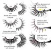 Uranian False Eyelashes with Glitter Natural Look Faux Mink Lashes Fluffy Wispy Fake Eyelashes Thick Lash Clusters Eye Lash Extension Luxury Rhinestone False Eye Lashes for Women (10 Pairs)