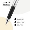 Uniball Signo 207 Impact RT Retractable Gel Pen, 12 Black Pens, 1.0mm Bold Point Gel Pens| Office Supplies by Uni-ball like Ink Pens, Colored Pens, Fine Point, Smooth Writing Pens, Ballpoint Pens