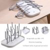 Baby Essentials,Bottle Drying Rack,Baby Bottle Drying Rack,Drying Rack for Kitchen Counter,Detachable Bottle Dryer Holder with Base.for Nipples,Cups,Pump Parts and Accessories(Gray)