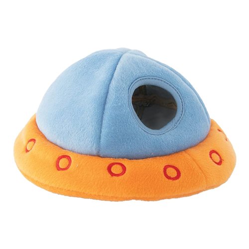 Zippy Paws Zippy Burrow Aliens in UFO Dog Toy – Interactive Hide-and-Seek Plush Puzzle Toy with Squeaky Aliens