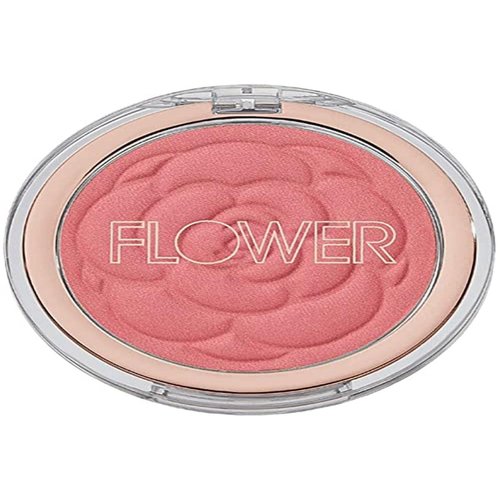Flower Beauty Flower Pots Powder Blush - Smooth & Silky, Skin Tone Enhancing, Soft Satin Finish Makeup (Warm Hibiscus)