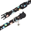 Giecooh Cat Collar, 2 Pack Breakaway Collar with Bells, Safety Buckle Kitten Collars for Boy and Girl Cats, Star and Moon
