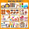 Exun 200PCS Halloween Party Favors, Bulk Halloween Toys for Treats, Non-Candy Classroom Prizes, Goodie Bag Stuffers, Pinata Fillers, Ideal Halloween Gifts for Kids, Teens, and Toddlers