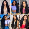 Curly Bulk Hair For Braiding Hair 18inch Wet And Wavy No Weft Quality Synthetic Hair Braiding Extensions For Boho Braids Natural Color 2 Bundles/Pack (Total 150g)