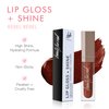 Beauty For Real Lip Kit, Love Your So - Lip Gloss + Shine (Rebel Rebel) & D-Fine Lip Pencil (Neutral Deep) - Non-Sticky Plumping & Hydrating Gloss and Complementary, Long-Wear Lip Liner