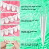 GLI-Smile Toothpicks Interdental Brushes Picks,Double-Ended Soft Bristle Dental Floss Picks Brushpicks Teeth Cleaning Tool Portable Oral Care Tooth Picks 40PCS